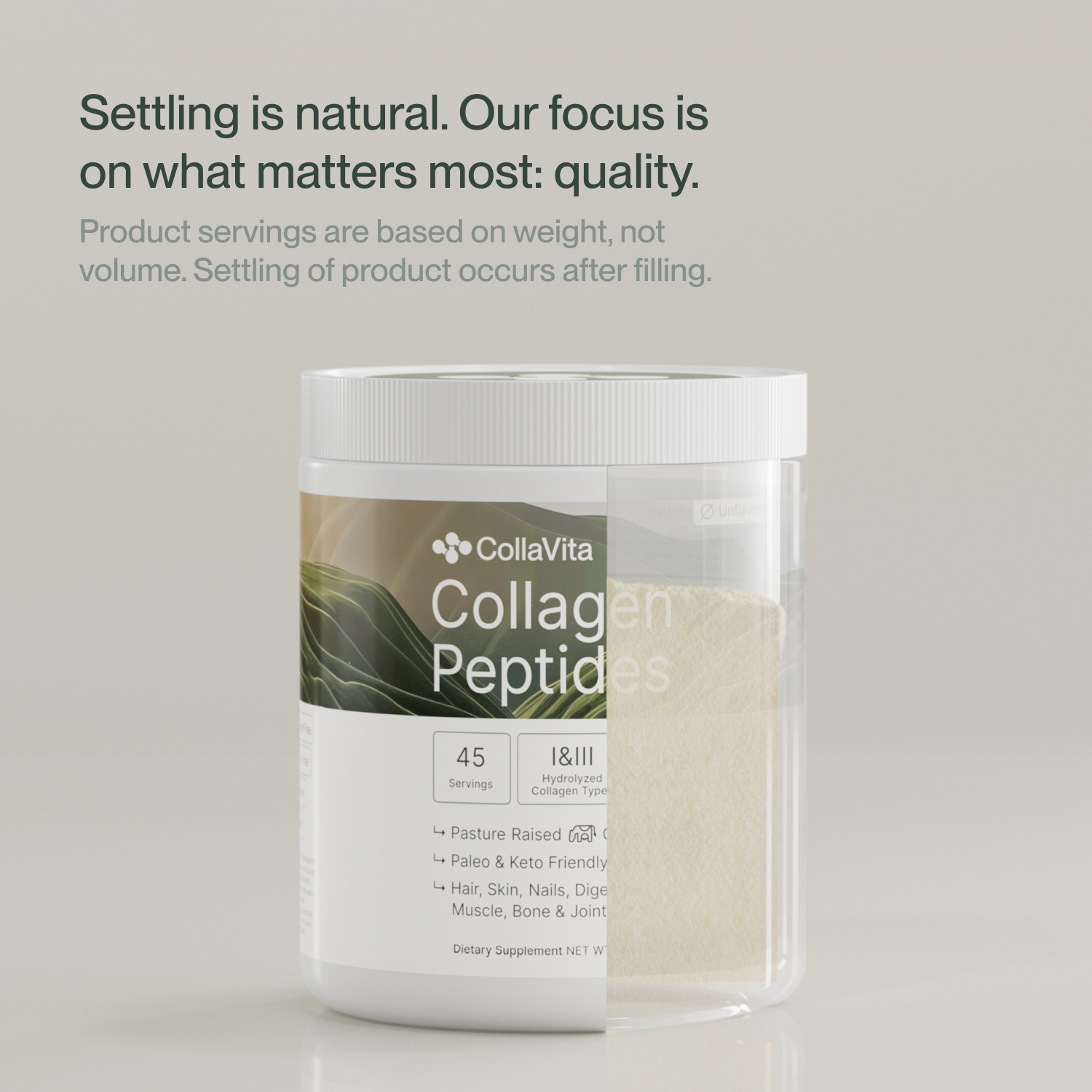 CollaVita Collagen Peptides 90 Servings - 32 oz (907 g)