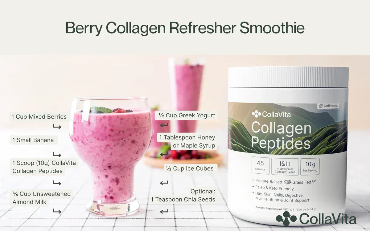 CollaVita Berry Collagen Refresher Smoothie